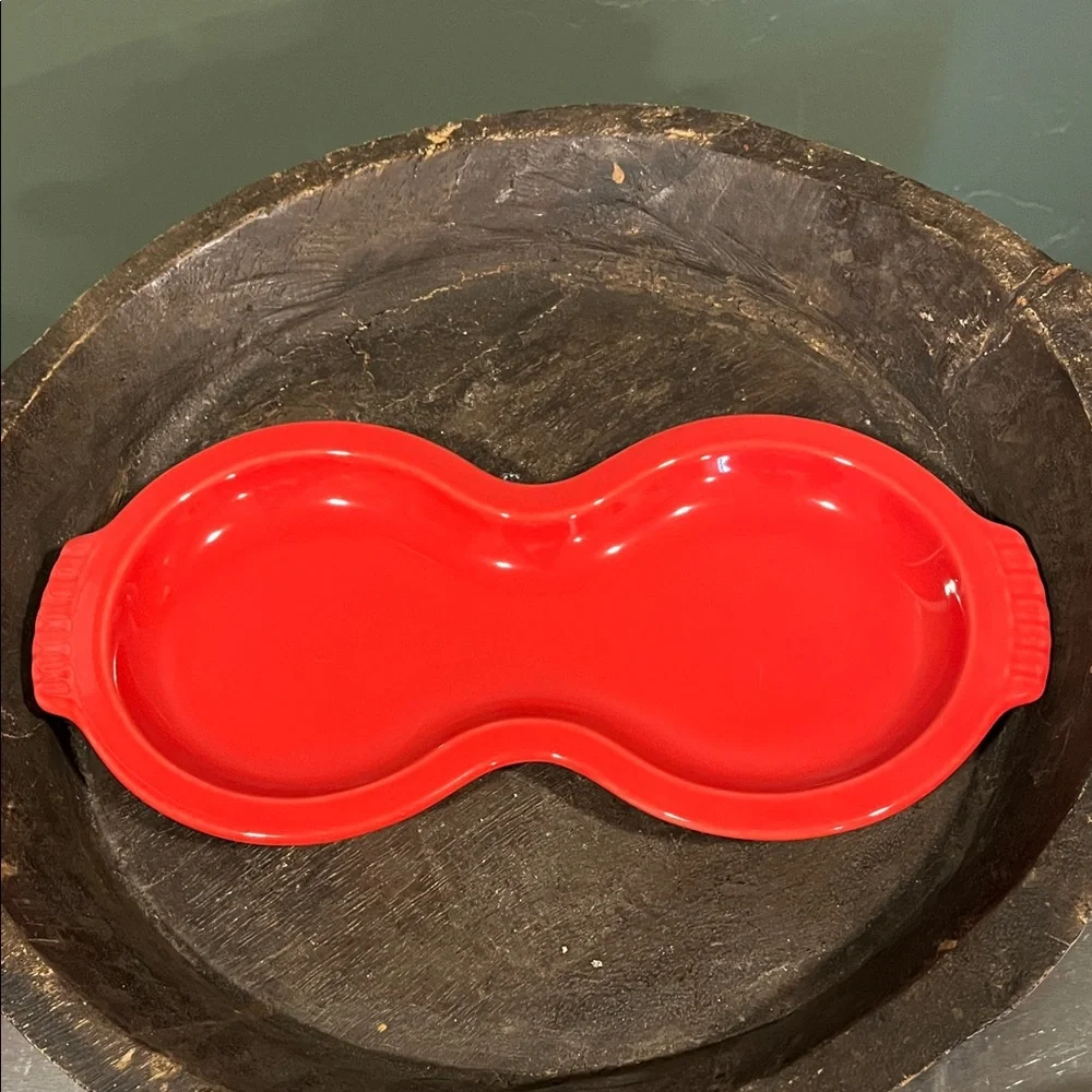 Scarlet Fiestaware Sugar and Creamer Set - Picture 4 of 8